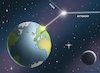 Cartoon: NASA ENDLICH MAL NÜTZLICH! (small) by marian kamensky tagged nasa,asteroid,flugbahnveränderung