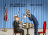 Cartoon: No Spy Abkommen (small) by marian kamensky tagged no,spy,abkommen,steinmeier,obama,nsa,geheimdienste,abhörskandal