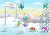 Cartoon: OLYMPISCHE DOPINGWINTERSPIELE (small) by marian kamensky tagged putin,in,pyongchang,2018,olympische,winterspiele,kim,jong,un,pyeongchang