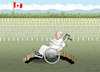 Cartoon: PAPST IN KANADA (small) by marian kamensky tagged papst,in,kanada
