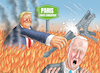 Cartoon: PARISER ABKOMMEN (small) by marian kamensky tagged trump,und,der,hurrikan,milton,us,wahlen,pariser,abkommen