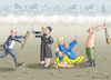 Cartoon: PAZIFISTENTANTEN (small) by marian kamensky tagged schwarzer,wagenknecht,putin,ukraine