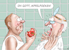 Cartoon: POCKENTSUNAMI (small) by marian kamensky tagged affenpocken,test