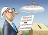 Cartoon: PRÄSIDENTENWAHL (small) by marian kamensky tagged bundespräsidentenwahl,steinmeier,heino