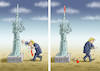 Cartoon: PUSSY GRABER TRUMP (small) by marian kamensky tagged obama trump präsidentenwahlen usa baba vanga republikaner inauguration demokraten wikileaks faschismus