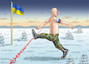 Cartoon: PUTIN MACHT RÜCKZIEHER (small) by marian kamensky tagged putins,bescherung,ukraine,provokation,nato,osterweiterung