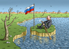Cartoon: Putin paddelt sich frei (small) by marian kamensky tagged vitali,klitsccko,ukraine,janukowitsch,demokratie,gewalt,bürgerkrieg,timoschenko,krim