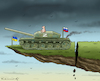 Cartoon: PUTINS ATTACKE (small) by marian kamensky tagged putins,bescherung,ukraine,provokation,swift,moskau,nato,osterweiterung