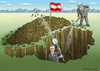 Cartoon: QWAHLEN IN ÖSTERREICH (small) by marian kamensky tagged norbert,hofer,van,der,bellen,fpö,österreichische,präsidentenwahlen