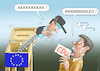 Cartoon: REZO VERSUS CDU (small) by marian kamensky tagged brexit,theresa,may,england,eu,schottland,weicher,wahlen,boris,johnson,nigel,farage,ostern,seidenstrasse,xi,jinping,referendum,trump,monsanto,bayer,glyphosa,rezo,cdu,strafzölle