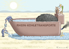 Cartoon: RHEIN-KOHLETRANSPORTE (small) by marian kamensky tagged rhein,kohletransporte