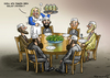 Cartoon: Salat fisten (small) by marian kamensky tagged shariah,police,in,wuppertal,salafisten,extremismus,islamischer,staat
