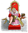 Cartoon: Schottenbestrafung (small) by marian kamensky tagged schottentrennung,von,england,eu,hilfskonvoi,david,cameron,queen,elisabeth