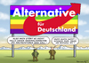 Cartoon: SCHWULE ALTERNATIVE (small) by marian kamensky tagged alternative,für,deutschland,rechtspopulismus,afd,uli,hoeness,henkel,bernd,lucke