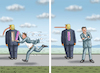 Cartoon: TESLA-POWER (small) by marian kamensky tagged tesla,power,musk,trump,faschismus