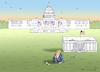 Cartoon: THE REAL TRUMP (small) by marian kamensky tagged obama,trump,präsidentenwahlen,usa,baba,vanga,republikaner,inauguration,demokraten,wikileaks,faschismus