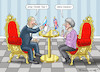 Cartoon: THERESA MAY BESUCHT PUTIN (small) by marian kamensky tagged theresa,may,putin,sergei,skripal,novichok,russia,kgb,poison,attack,england,agents,präsidentenwahl,in,russland