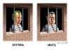 Cartoon: Timoschenko vs Janukowitsch (small) by marian kamensky tagged vitali,klitsccko,ukraine,janukowitsch,demokratie,gewalt,bürgerkrieg,timoschenko