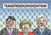 Cartoon: TRANSITREISENZONENZENTRUM (small) by marian kamensky tagged eu,flüchtlinge,asyl,politik,willkommenskultur,terrorismus,heidenau,horst,seehofer,bayern