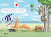 Cartoon: TRUMP BESUCHT JAPAN (small) by marian kamensky tagged trump,besucht,japan