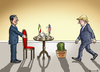 Cartoon: TRUMP IN MEXIKO (small) by marian kamensky tagged obama,trump,präsidentenwahlen,usa,baba,vanga,republikaner,demokraten,kkk,faschismus