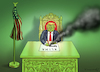 Cartoon: TRUMPS KLIMA-DEKRET (small) by marian kamensky tagged obama trump präsidentenwahlen usa baba vanga republikaner inauguration trumps klima dekret demokraten wikileaks faschismus