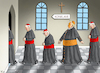 Cartoon: TRUMPS KONKLAVE (small) by marian kamensky tagged trumps,konklave,papst,vatican