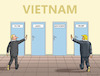 Cartoon: TRUMPUTIN IN VIETNAM (small) by marian kamensky tagged trumputin,in,vietnam