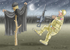 Cartoon: USA VERSUS TALIBAN (small) by marian kamensky tagged vormarsch,evakuation,der,taliban,xi,jinping,in,kabul