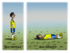 Cartoon: Vertikaler Belo Horizonte (small) by marian kamensky tagged fifa,wm,brasilien,katar,korruption,fussball,sepp,blatter,deutschland,papst,franziskus
