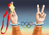 Cartoon: VIVA OLYMPIA! (small) by marian kamensky tagged olympische,winterspiele,in,china