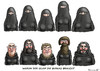 Cartoon: WARUM ALL DIE BURKAS ? (small) by marian kamensky tagged irak,isis,al,baghdadi,kaida,terrorismus,assad,obama,usa,bundeswehr