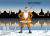 Cartoon: WEIHNACHTSGRÜSSE AUS DRESDEN (small) by marian kamensky tagged weihnachtsgrüsse,aus,dresden,pegida,santa,klaus