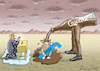 Cartoon: ZWEI HASS-FREAKS IN GEFAHR (small) by marian kamensky tagged coronavirus,epidemie,gesundheit,panik,stillegung,george,floyd,twittertrump,pandemie