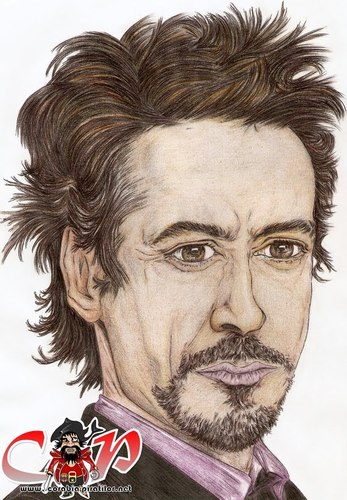 Cartoon: Robert Downey Jr (medium) by corabiapiratilorgmailcom tagged corabia,portrete,desene,caricaturi,piratilor