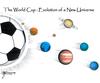 Cartoon: Evolution of a New Universe (small) by Thommy tagged world,cup,2010,football,soccer,south,africa