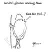 Cartoon: News  Gandhis Glasses Missing (small) by Thommy tagged gandhi,india