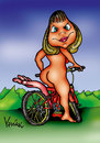 Cartoon: Cycle1 (small) by Krzyskow tagged cycle