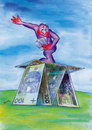 Cartoon: Money5 (small) by Krzyskow tagged animals,art,caricature,character,comic,design,frau,girl,illustration,line,love,man,mann,music,obama,politics,portrait,sport,tiere,usa,woman