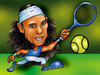 Cartoon: Rafael Nadal (small) by Krzyskow tagged sport