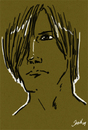 Cartoon: sketch practice 04 (small) by sahin tagged sketch,practice,04,four,guy,man,long,hair