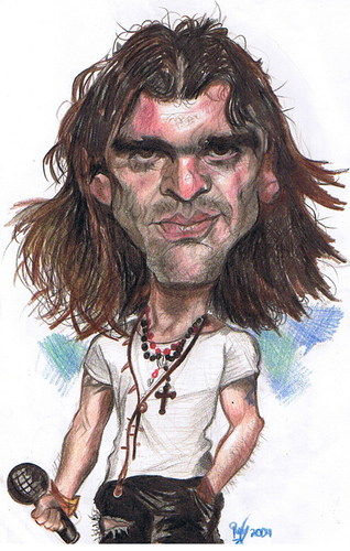 Cartoon: Juanes (medium) by RoyCaricaturas tagged juanes,colombia,music,cartoon