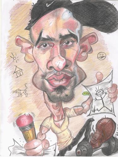 Cartoon: Roy Alberto my self caricature (medium) by RoyCaricaturas tagged roy,alberto,costa,rica,cartoonist