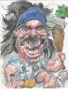 Cartoon: Carlos Tevez caveman (small) by RoyCaricaturas tagged tevez soccer argentina