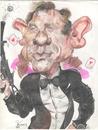 Cartoon: Daniel Craig the new Bond (small) by RoyCaricaturas tagged daniel craig james bond movie hollywood actors