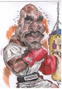Cartoon: Evander Hollyfield (small) by RoyCaricaturas tagged hollyfield evander boxing cartoons