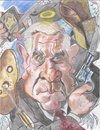 Cartoon: Leslie Nielsen rest in peace. (small) by RoyCaricaturas tagged leslie nielsen hollywood actors famous comics