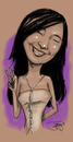 Cartoon: my cousin sab fast sketch (small) by juwecurfew tagged bday,caricature