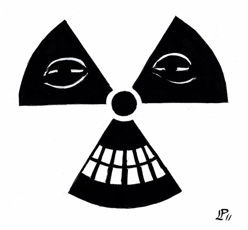 Cartoon: Atomic Berlusconi (medium) by paolo lombardi tagged berlusconi,atom,italy