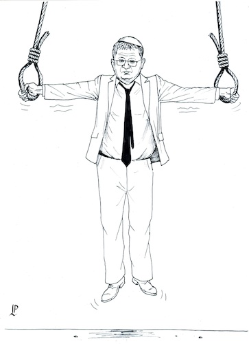 Cartoon: Ben Gvir (medium) by paolo lombardi tagged istael,palestine,terrorism,death